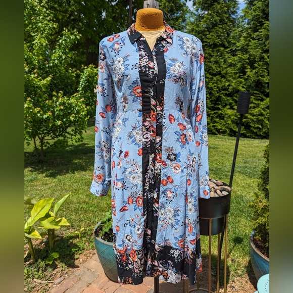 Maeve Anthropologie Leyster Shirt Dress size 6 - Picture 2 of 10